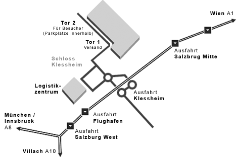 Anreiseskizze Salzburg